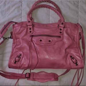 PINK BALENCIAGA PURSE